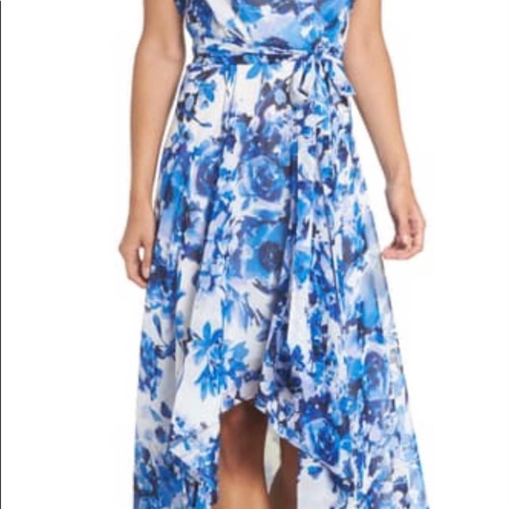Eliza J Floral High Low Dress Size 8